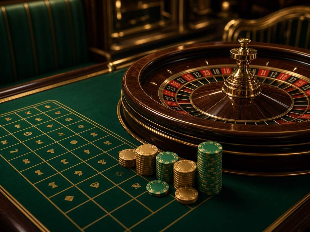 Mesas de casino no Atelier Culinaria