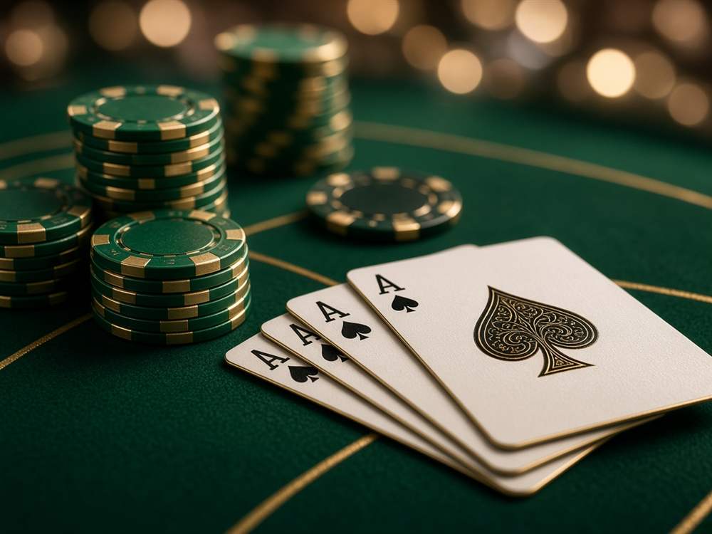 Detalhe de jogos de mesa e fichas